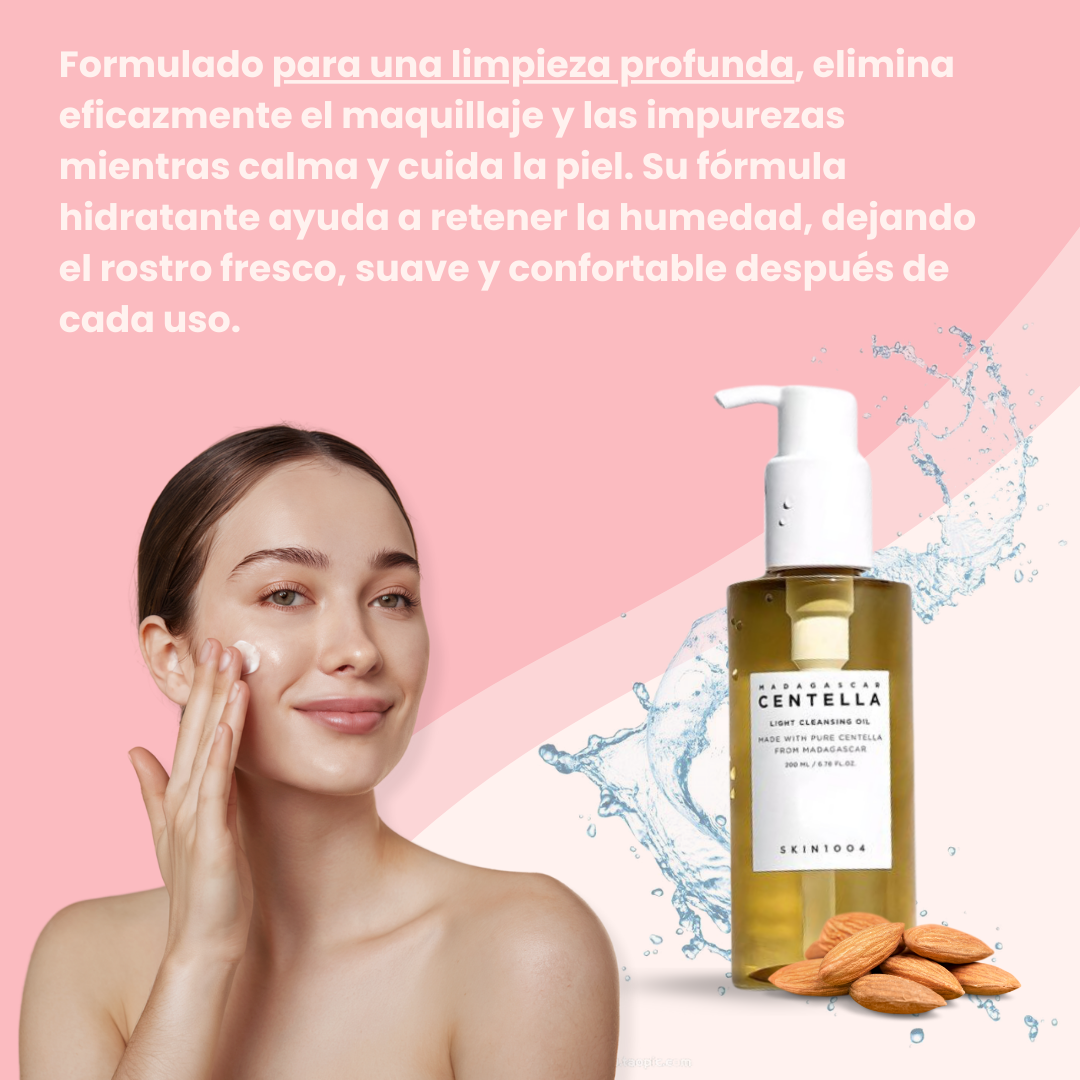 Aceite Limpiador Anti-Grasa con Centella Asiática (100ml)