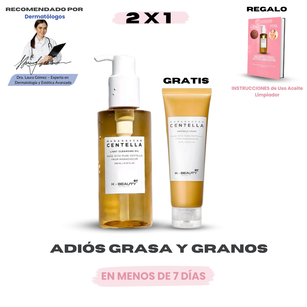 Aceite Limpiador Anti-Grasa con Centella Asiática (100ml)